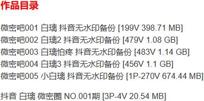 白璃(白璃怕疼) – 微密圈写真&视频合集【持续更新中】